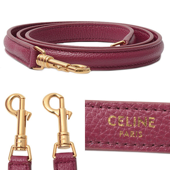 Celine Saise 16 Small 2WAY Handbag Berry - Picture 6 of 10